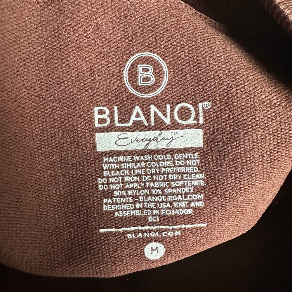 Blanqi Everyday Maternity Belly Support Leggings Brown M - Picture 2 of 4
